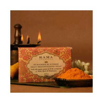 Kama Ayurveda Turmeric & Myrrh Skin Brightening Soap 125 gm - Soaps
