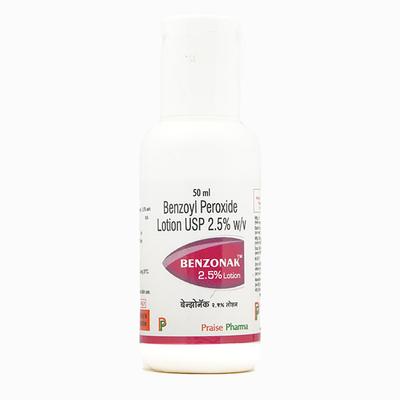 BENZONAK 2.5% Lotion 50ml - Acne-Acn