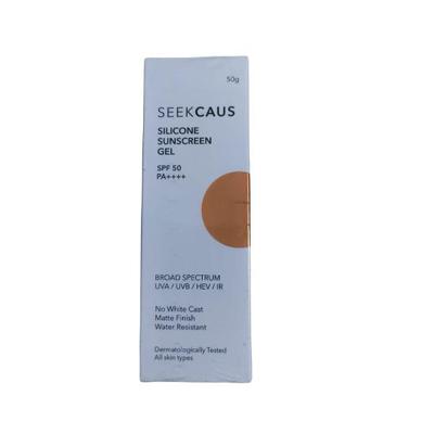 Seekcaus Silicone Sunscreen Gel SPF 50 PA++++ 50 g - Face Sunscreen