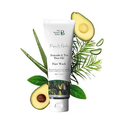 The Beauty Sailor Avocado and Tea Tree Oil Face Wash 100 ml - Face Washes