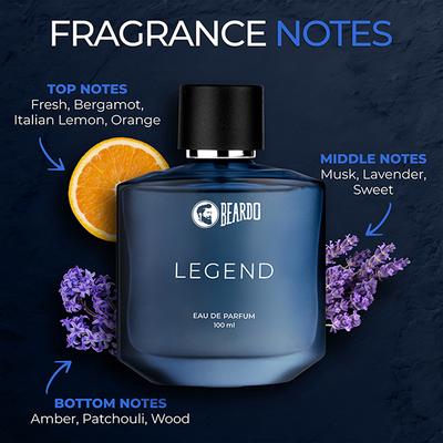 Beardo Legend Perfume Edp for Men Strong and Long Lasting Fresh Fragrance 100 ml - Men Perfumes (Edt/Edp)