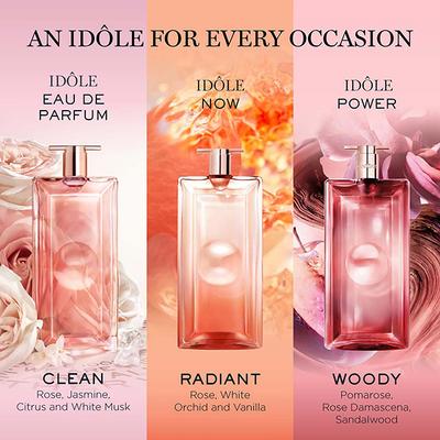 Lancome Idole Power Eau De Parfum Best Seller Luxury Perfume With Four Roses, Jasmine and Chypre Accord 100 ml - Women Perfumes (Edt/Edp)