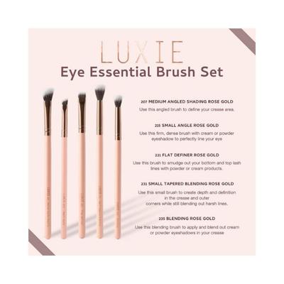 Luxie Eye Essential Brush Set - Rose Gold 1's - Face Brush