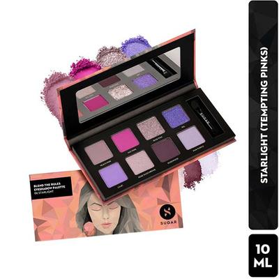 Sugar Cosmetics Blend The Rules Eyeshadow Palette - 06 Starlight (Lilacs & Pinks) 10.4 gm - Eye Shadow Palettes