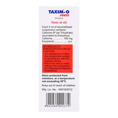 Taxim O Forte Dry Syrup 30ml - Bacterial Infections-Cep