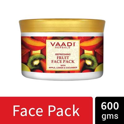 Refreshing Fruit Face Pack With Apple Lemon & Cucumber 600 gm - Face Packs