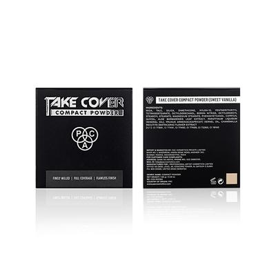 PAC Take Cover Compact Powder 04 Sweet Vanilla 7.85 gm - Compact Powder