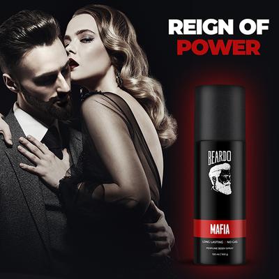 Beardo Godfather 150ml, Mafia 120ml and Maverick 150ml Perfume Deo Spray Combo for Men 1's - Men Deodorants/Roll-Ons