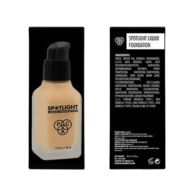 Pac Spotlight Liquid Foundation (01 Coconut Twist) 40ml - Foundation