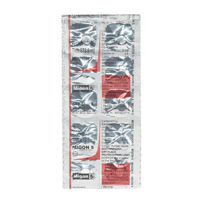 Migon 5mg Tablet 10'S - Migraine