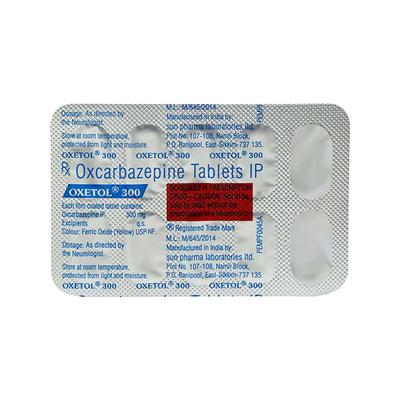 Oxetol 300mg Tablet 10'S - Epilepsy/Convulsion-Ant
