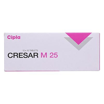 CRESAR M 25 Tablet 10's - Hypertension-Ana