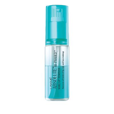 Lakme Absolute Bi-Phased Makeup Remover Removes All Kinds Of Lip, Eye And Face Makeup 60ml - Make Up Removers