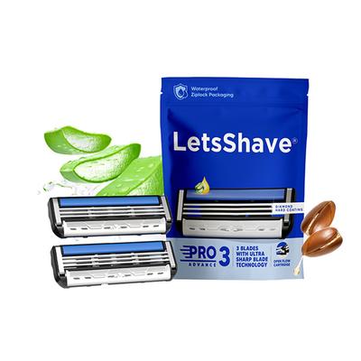 Letsshave Pro 3 Plus Razor Blades for Men 1's - Razors & Cartridges