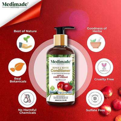 Medimade Repair & Revive Conditioner With Apple Cider Vinegar 300 ml - Conditioners