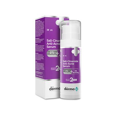 The Derma Co. Sali-Cinamide Anti-Acne Face Serum with 2% Salicylic Acid & 5% Niacinamide for Acne & Acne Marks 30 ml - Face Serum