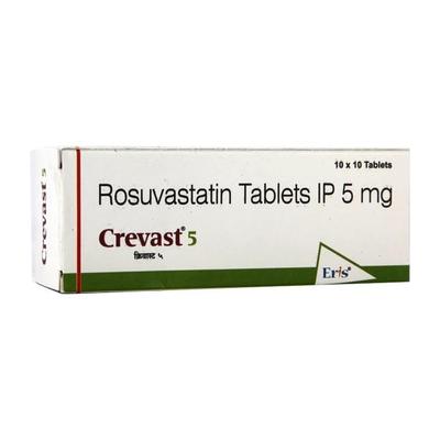 Crevast 5mg Tablet 10'S - High Cholesterol-Dys