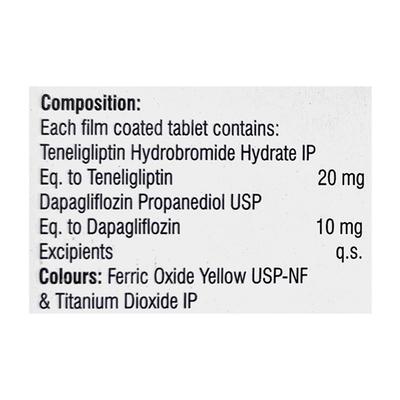 DAPAFORD 10 T Tablet 15's - Diabetes-Ant