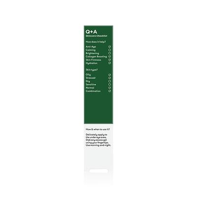 Q+A Seaweed Peptide Eye Gel 15 ml - Under Eye Creams & Serums