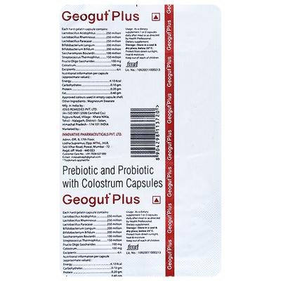 GEOGUT PLUS Capsule 10's - Diarrhoea-Ant