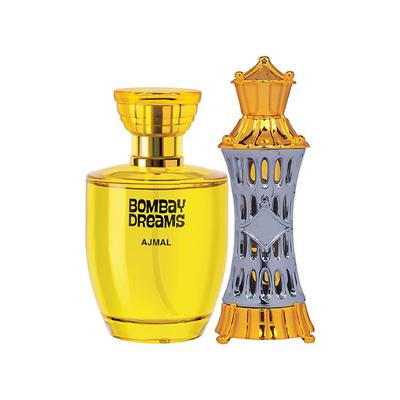 Ajmal Bombay Dreams EDP Floral Fruity Perfume And Mizyaan Concentrated Perfume Oil Oriental Musky 114 ml - Perfumes (Edt/Edp)