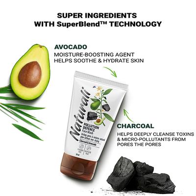 Naturali Pollution Defence Face Wash 50 ml - Face Washes