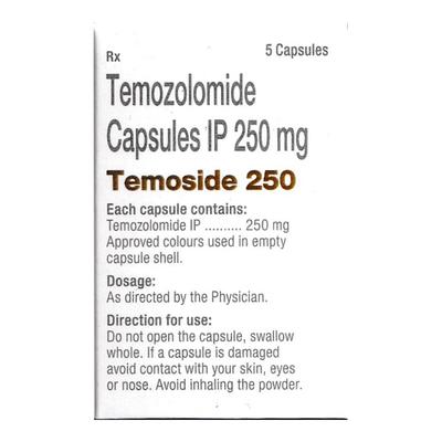 Temoside 250mg Capsule 5'S - Cancer Oncology-Cyt