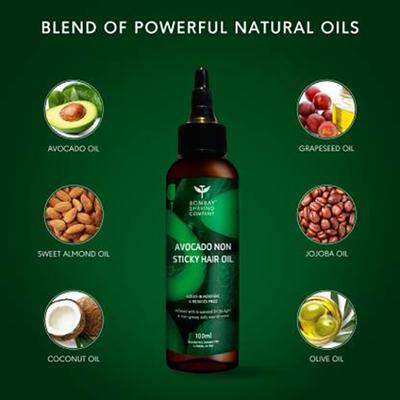 Bombay Shaving Company Avocado Moisturising Hair Oil 100 ml - Hair Oils