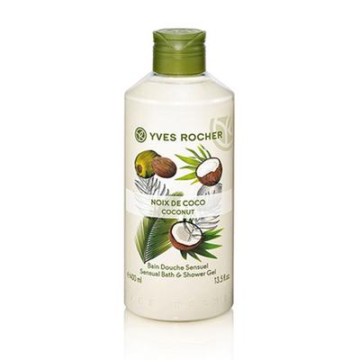 Yves Rocher Sensual Bath & Shower Gel Coconut 400 ml - Shower Gels & Body Wash