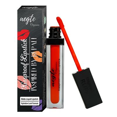 Aegte Kisproof Liquid Matte Lipstick - Peppy Orange 706 5 ml - Liquid Lipsticks