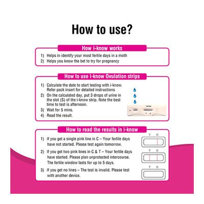 I Know Ovulation Strip 5's - Intimate Care