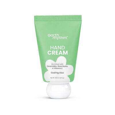 Earth Rhythm Hand Cream Cooling Aloe 30 gm - Lotions & Creams