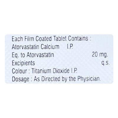 CORAVAS 20mg Tablet 10's - High Cholesterol-Dys