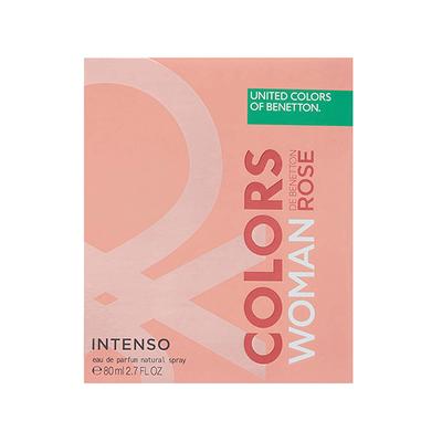 United Colors of Benetton Colors Rose For Women Intenso Eau De Parfum 80 ml - Women Perfumes (Edt/Edp)