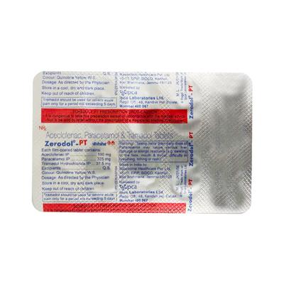 Zerodol PT Tablet 10'S - Pain relief-Ana