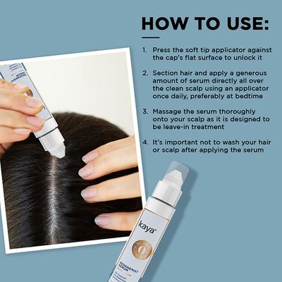 Kaya Regenerist Hair Serum For Regrowth Suitable For Men & Women 50 ml - Hair Serums