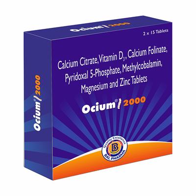 OCIUM 2000 Tablet 15's - Supplements-Cal