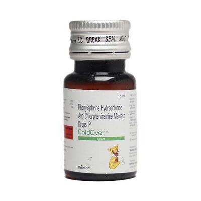 Coldover Orange Flavour Oral Drops 15ml - Cough And Cold-Cou