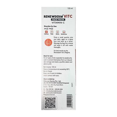 RENEWDERM VIT C Face Wash 100ml - Cleanser-Oth