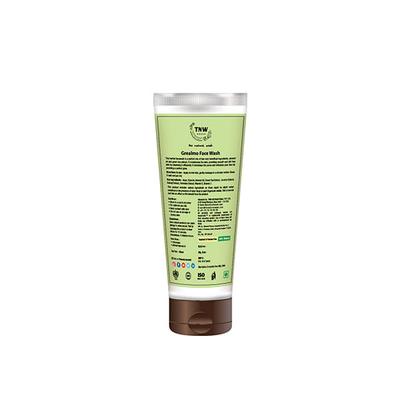 The Natural Wash Grealmo Green Tea Face Wash Pure Natural with Almond Oil & Vitamin C For Dry To Combination Skin 100ml - Face Wash & Cleansers