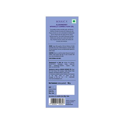 Berrica Elderberry Wrinkle Correction Gel 50 gm - Face Gels