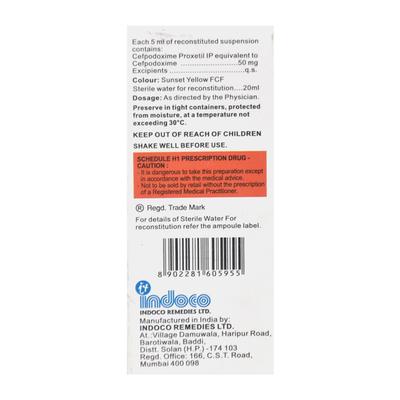 Oxipod 50mg Suspension 30ml - Bacterial Infections-Pen
