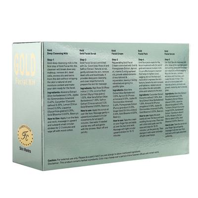 Fashion Colour Gold Facial Kit (Pack Of 4) 200 gm - Facial Kits