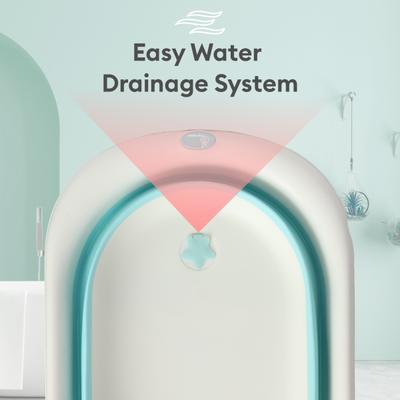 R for Rabbit Bubble Double Aqua Baby Bath Tub - Blue 1's - Bathing Essentials