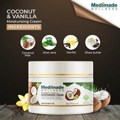 Medimade Coconut & Vanilla Moisturising Cream (Pack of 2) 1's - Face Moisturizers