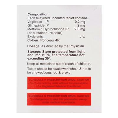 Voglimet GM 2 Tablet 10'S - Diabetes-Ant