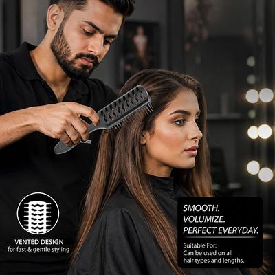 Vega Professional Vent Hair Brush For Men & Women, Ideal For Wet & Dry Hair, (Vpphb-08) - Hair Brushes