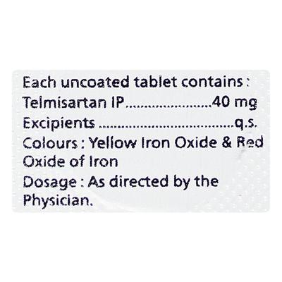 TELMIMAC 40mg Tablet 10's - Hypertension-Ang