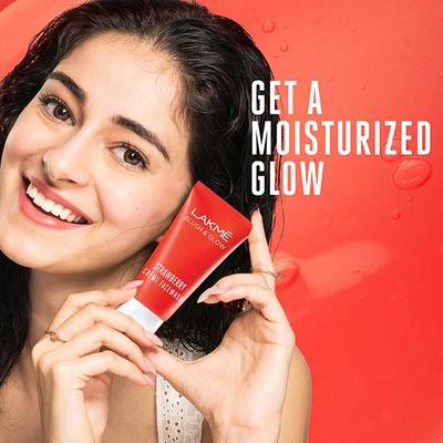Lakme Strawberry Creme Face Wash-For Dry Skin 100 gm - Face Washes