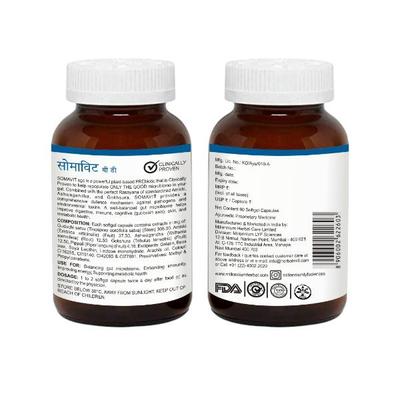 Millennium Lyf Sciences Somavit Softgels 60's - Pure Herbs